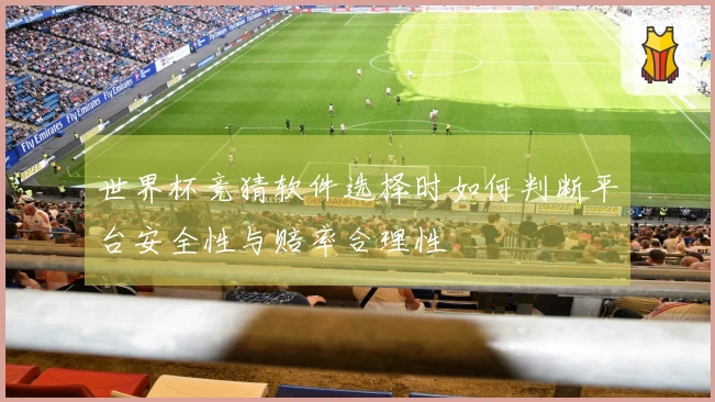 世界杯竞猜软件选择时如何判断平台安全性与赔率合理性
